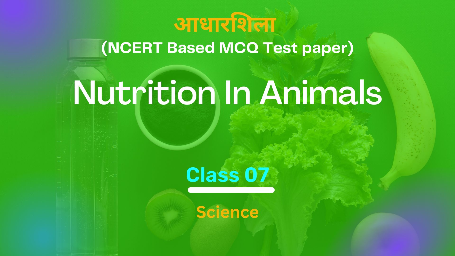 Nutrition In Animal (Aadharshila)