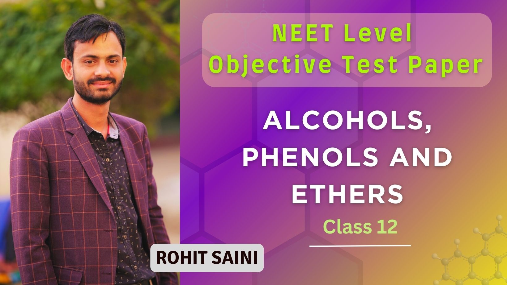 Alcohols, Phenols and Ethers