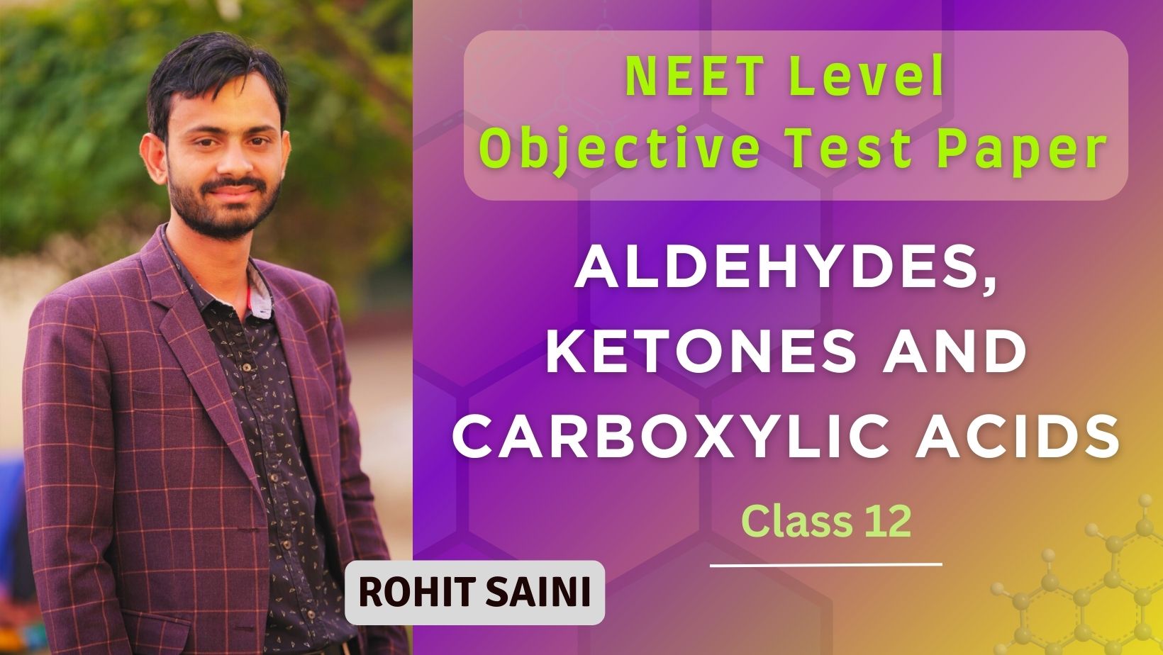 Aldehydes, Ketones and Carboxylic Acids